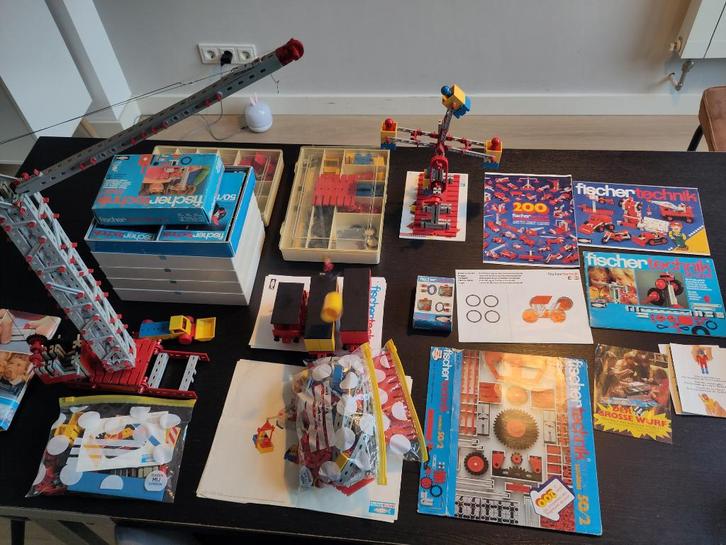 Fischer technik diverse items, Kinderen en Baby's, Speelgoed | Educatief en Creatief, Gebruikt, Knutselen, Bouwen, Elektronica