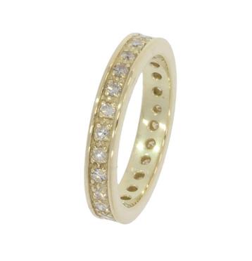 Alliance 14k gouden dames ring 26 diamanten briljant luxe beschikbaar voor biedingen