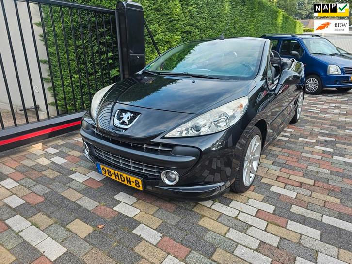 Peugeot 207 CC 1.6 VTi Roland Garros 2008 AUTOMAAT Clima, Auto's, Peugeot, Bedrijf, Te koop, ABS, Airbags, Airconditioning, Boordcomputer