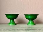 Twee coupes Hein Andree - Lanooy Slot glazuur Groeneveldt, Antiek en Kunst, Verzenden