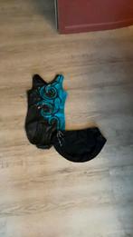 Blauw turnpakje, Sport en Fitness, Turnen, Blauw, Zo goed als nieuw, Turnpak(je), Kindermaat 122 t/m 140