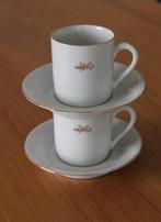 Kop + schotel Nestlé espressokopje, Bavaria porselein 2x, Ophalen of Verzenden, Zo goed als nieuw, Porselein, Kop en/of schotel