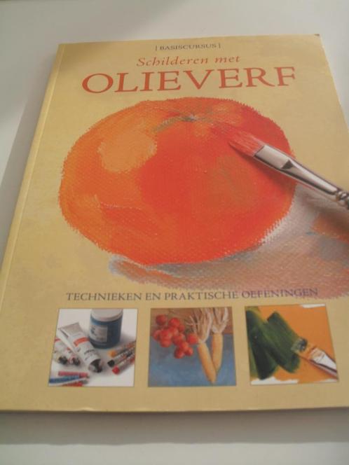 Schilderen met Olieverf [ Basiscursus]  Technieken en prakti, Hobby en Vrije tijd, Schilderen, Zo goed als nieuw, Olieverf, Verzenden