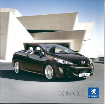 Brochure Peugeot 308 CC 2009 beschikbaar voor biedingen