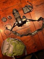 Sony Alpha 77 Spiegelreflexcamera met 18-200 zoomlens, Audio, Tv en Foto, Fotocamera's Digitaal, Ophalen, Gebruikt, Spiegelreflex