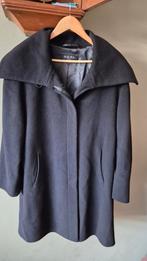 Maura by Claudia Strater zwarte wol cashmere mantel mt 44, Kleding | Dames, Jassen | Winter, Zwart, Maat 42/44 (L), Ophalen of Verzenden