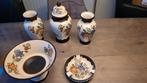 Flora Gouda Plateel aardewerk set, Ophalen of Verzenden
