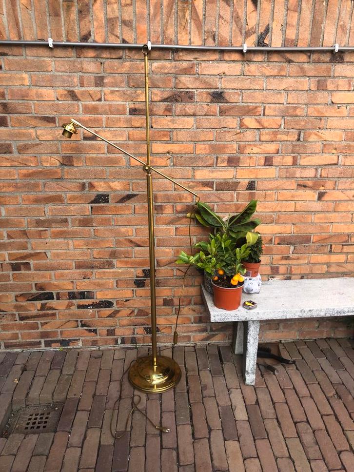 Vintage Lumi Lamp Staande Lamp, Huis en Inrichting, Lampen | Vloerlampen, Gebruikt, 150 tot 200 cm, Metaal, Ophalen