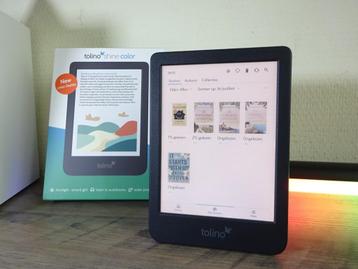 Tolino Shine Color, 6" e-reader, USB-C, 16GB, waterproof beschikbaar voor biedingen