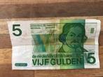 5 gulden briefje, Postzegels en Munten, Bankbiljetten | Nederland, Ophalen of Verzenden, 5 gulden