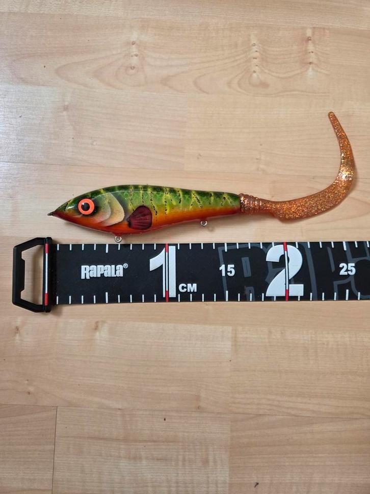 PrinsBaits Prinstail jerkbait, Watersport en Boten, Hengelsport | Roofvissen, Zo goed als nieuw, Overige typen, Ophalen of Verzenden