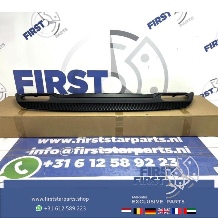 W176 A45 AMG Diffuser Mercedes A Klasse 2013-2018 ACHTERSPOI, Auto-onderdelen, Overige Auto-onderdelen, Mercedes-Benz, Gebruikt