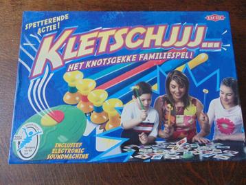 Spetterende actie Kletsjjjjj het knotsgekke Familie Spel beschikbaar voor biedingen