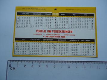 sticker oud 1980 C de GROOT retro vlijmen auto verzekering beschikbaar voor biedingen