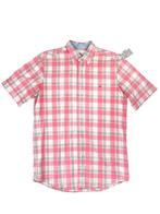 Lacoste geruit overhemd met korte mouwen Maat M, Kleding | Heren, Tweedehands, Roze, Gedragen, Lacoste