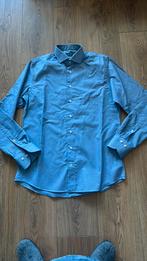 Overhemd Society, Kleding | Heren, Overhemden, Blauw, Ophalen of Verzenden, Zo goed als nieuw, Halswijdte 41/42 (L)