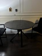 Marmer zwart eettafel ikea, Ophalen, Gebruikt, Rond, Vier personen