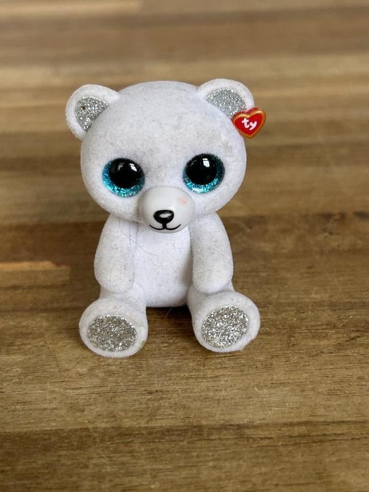 Ty Mini Boos Glacier ijsbeer, Verzamelen, Poppetjes en Figuurtjes, Gebruikt, Ophalen of Verzenden