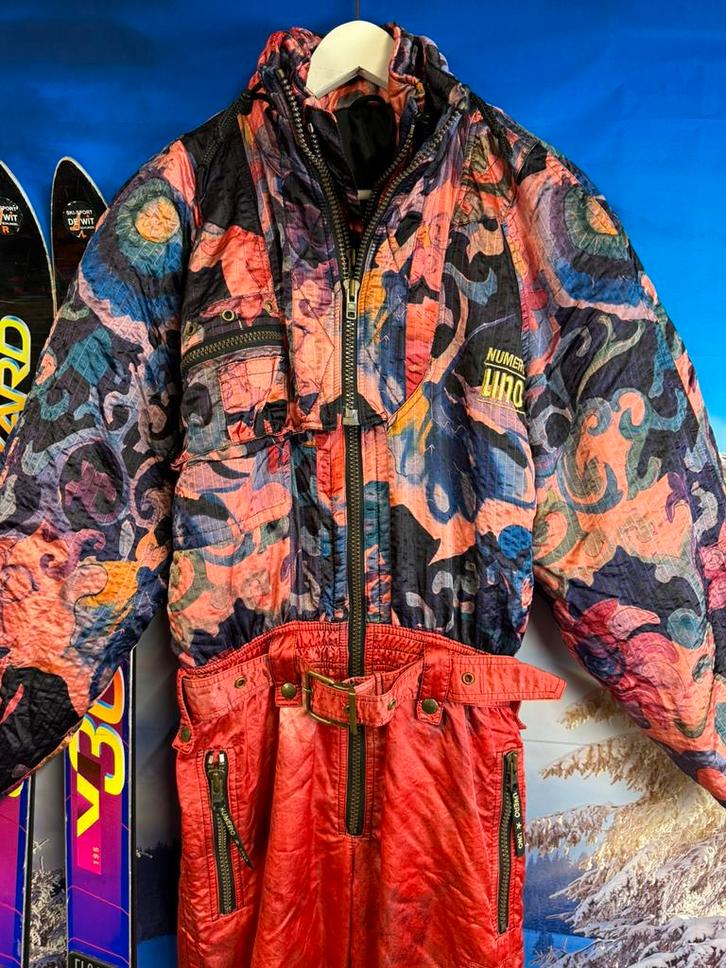 Vintage Fout Skipak van Numero Uno maat 40 / M, Kleding | Dames, Wintersportkleding, Zo goed als nieuw, Pak, Maat 38/40 (M), Ophalen of Verzenden