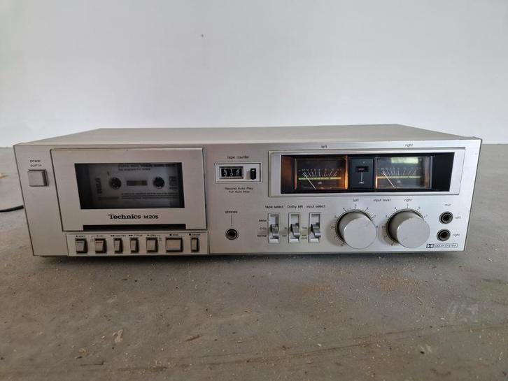 Technics m205 casette deck, Audio, Tv en Foto, Cassettedecks, Enkel, Overige merken, Ophalen of Verzenden
