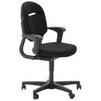 Ahrend 220 Bureaustoel Zwart Nieuwe Stoffering Schuifzitting, Ophalen of Verzenden