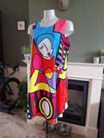 New Collection colour block jurk abstract 42 Gratis Verzende, Overige kleuren, Verzenden, Maat 42/44 (L), Zo goed als nieuw
