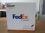 Boeing 757-200F FedEx Express 1/200 Gemini200 metaal in OVP, Verzamelen, Verzenden, Zo goed als nieuw, Schaalmodel