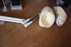 Professionele Indola haardroger/eettafellamp met 2 armen, Gebruikt, Metaal, Vintage industrieel, Ophalen