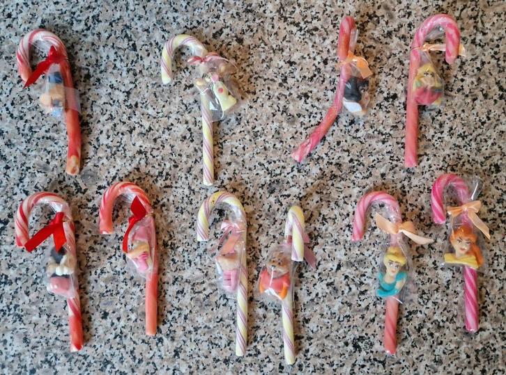 Disney zuurstokken kersthangers, Diversen, Kerst, Gebruikt, Ophalen