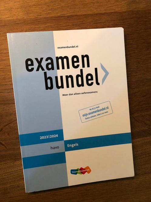 Examenbundel- havo Engels 2023/2024, Boeken, Schoolboeken, Zo goed als nieuw, Engels, HAVO, Ophalen of Verzenden