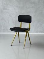 Result eetkamerstoel Friso Kramer vintage Ahrend stoel geel, Huis en Inrichting, Stoelen, Zwart, Vintage, Ophalen of Verzenden