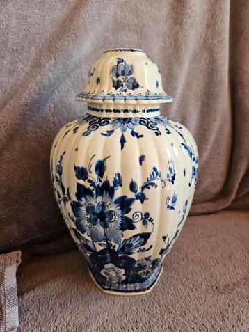 delft blauw antiek vaaslamp beschikbaar voor biedingen