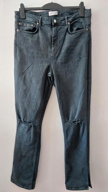 Zara high waist split jeans 46
