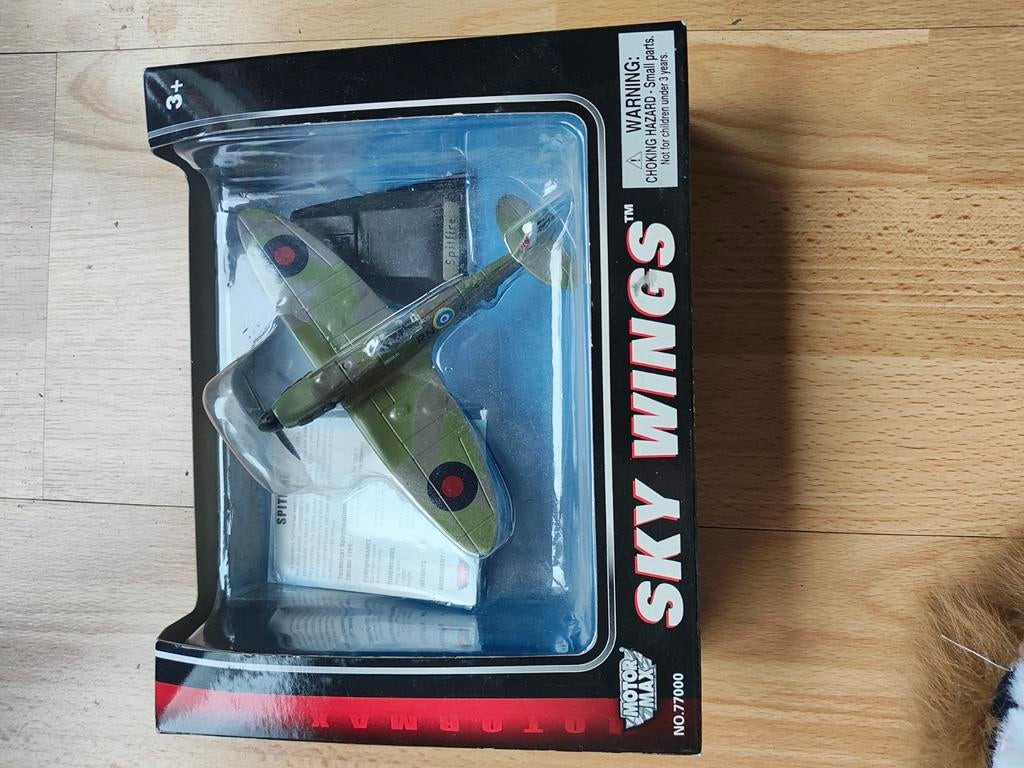 Spitfire Die Cast model., Verzamelen, Luchtvaart en Vliegtuigspotten, Zo goed als nieuw, Schaalmodel, Ophalen of Verzenden