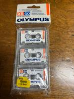 Microcasettes Olympus Xb60 3 stuks, Audio, Tv en Foto, Accu's en Batterijen, Ophalen of Verzenden, Zo goed als nieuw