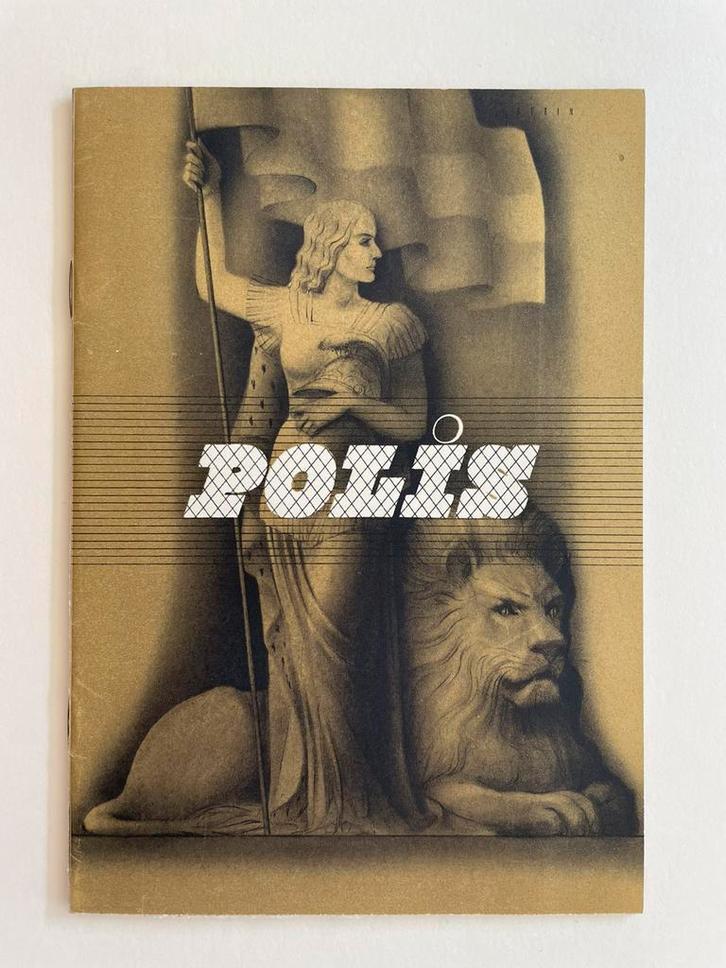 J. von Stein, reclame brochure 1936 verzekeringen Art Deco, Boeken, Catalogussen en Folders, Zo goed als nieuw, Ophalen of Verzenden