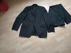 Antraciet kostuum.Maat 50, Kleding | Heren, Ophalen of Verzenden, Zo goed als nieuw, Grijs, Amici man
