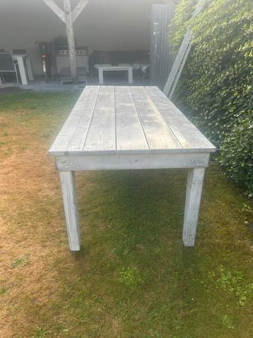 Whitewash tuintafel 250x100 beschikbaar voor biedingen