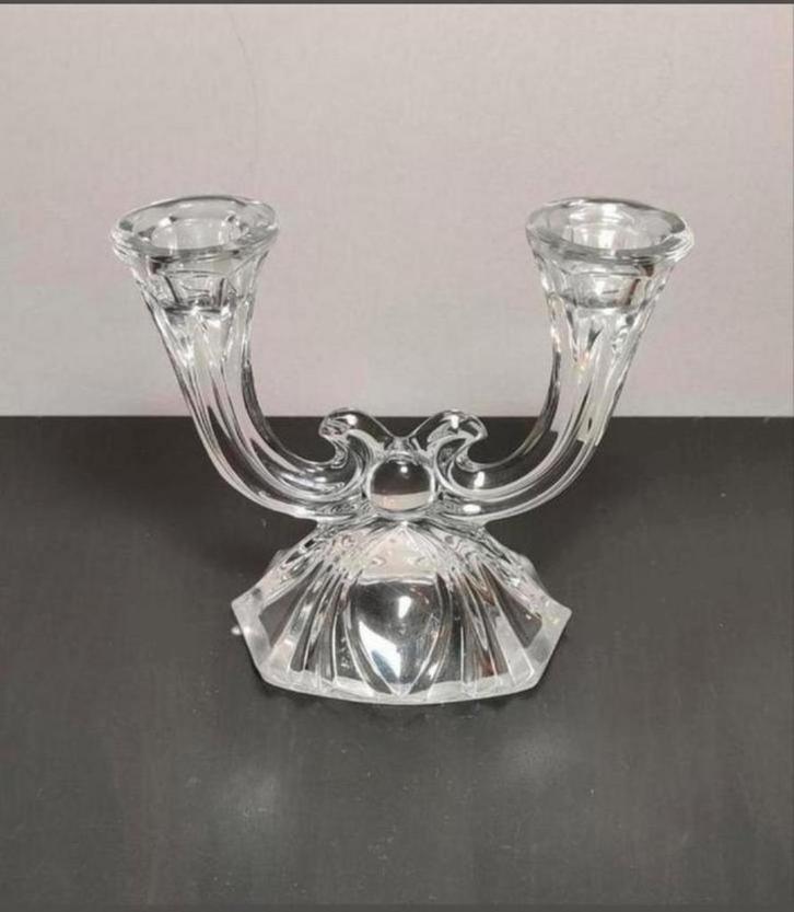 Art-déco kandelaar, Antiek en Kunst, Antiek | Glas en Kristal, Ophalen of Verzenden