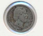 Nederland 10 cent 1886 Willem 3, Koning Willem III, Zilver, Ophalen of Verzenden, 10 cent