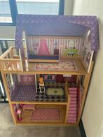 KidKraft poppenhuis - 3 verdiepingen inc meubels en poppen, Ophalen, Zo goed als nieuw, Poppenhuis