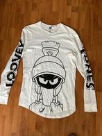 H & M t-shirt lange mouwen Looney Tunes Marvin de Martian S, Wit, Ophalen of Verzenden, Zo goed als nieuw, H&M