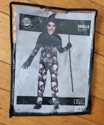 Halloween Skull verkleedpak voor 7-9 jaar mt 122-134 beschikbaar voor biedingen