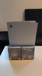 PS5 met controller, Demons Souls, Elden Ring + 2TB internal, Spelcomputers en Games, Ophalen of Verzenden, Gebruikt, Playstation 5