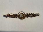 Designer broche met parel, Monet, Ophalen, Overige materialen, Broche, Met edelsteen