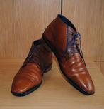 Herenschoenen Floris van Bommel - cognac leer - maat 7, Bruin, Floris van Bommel, Ophalen of Verzenden, Gedragen