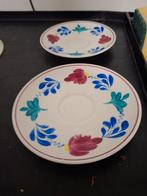 2 Boerenbont Schotels - 14,5 cm, Huis en Inrichting, Keuken | Servies, Gebruikt, Ophalen of Verzenden, Kop(pen) en/of Schotel(s)