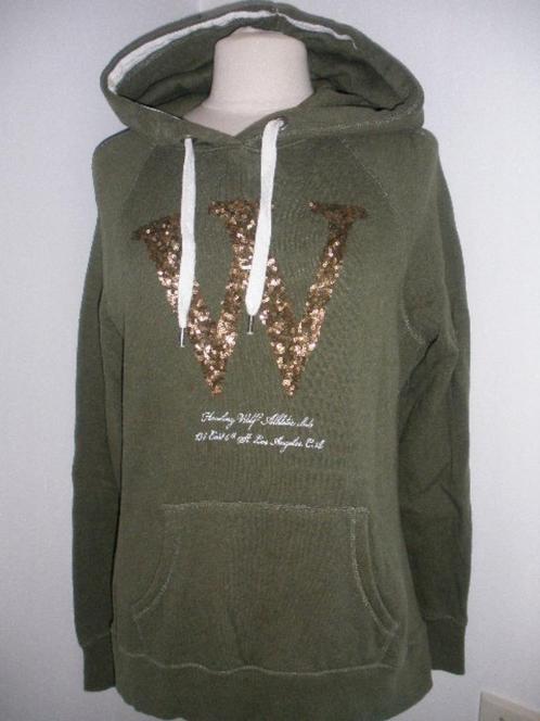H&M LOGG sweater met kapuchon groen maat L, Kleding | Dames, Truien en Vesten, Zo goed als nieuw, Groen, Ophalen of Verzenden