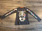 Halloween trui meisje skelet 122-128, Ophalen of Verzenden, Zo goed als nieuw, Meisje, Trui of Vest