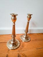 Koperen Kandelaars - Set van 2, Ophalen of Verzenden, Koper of Brons